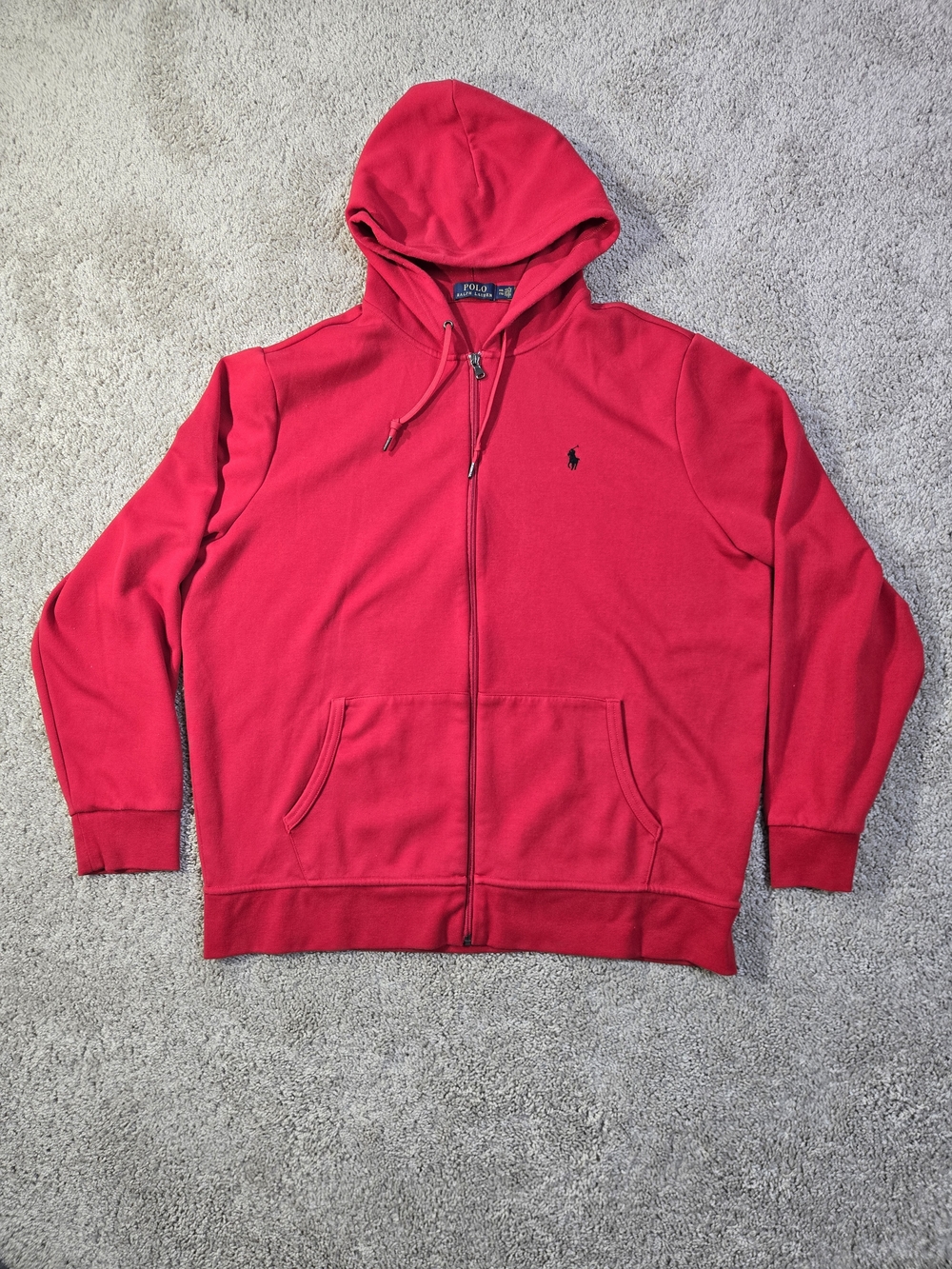 Ralph Lauren Polo Red Zip Hoodie & Jogger Set - Picture 2 of 16